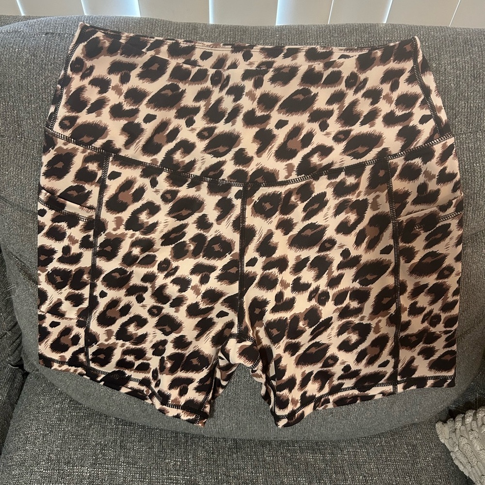 Leopard Print Women's Shorts